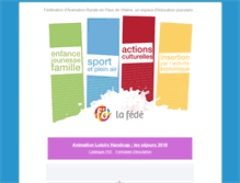 Tablet Screenshot of lafede.fr